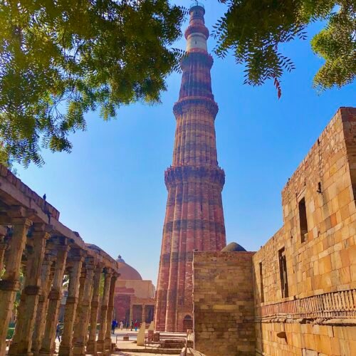 Qutub Minar, delhi Triangolo droo