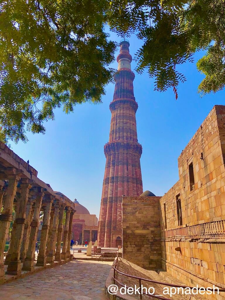 Qutub Minar, delhi Triangolo droo
