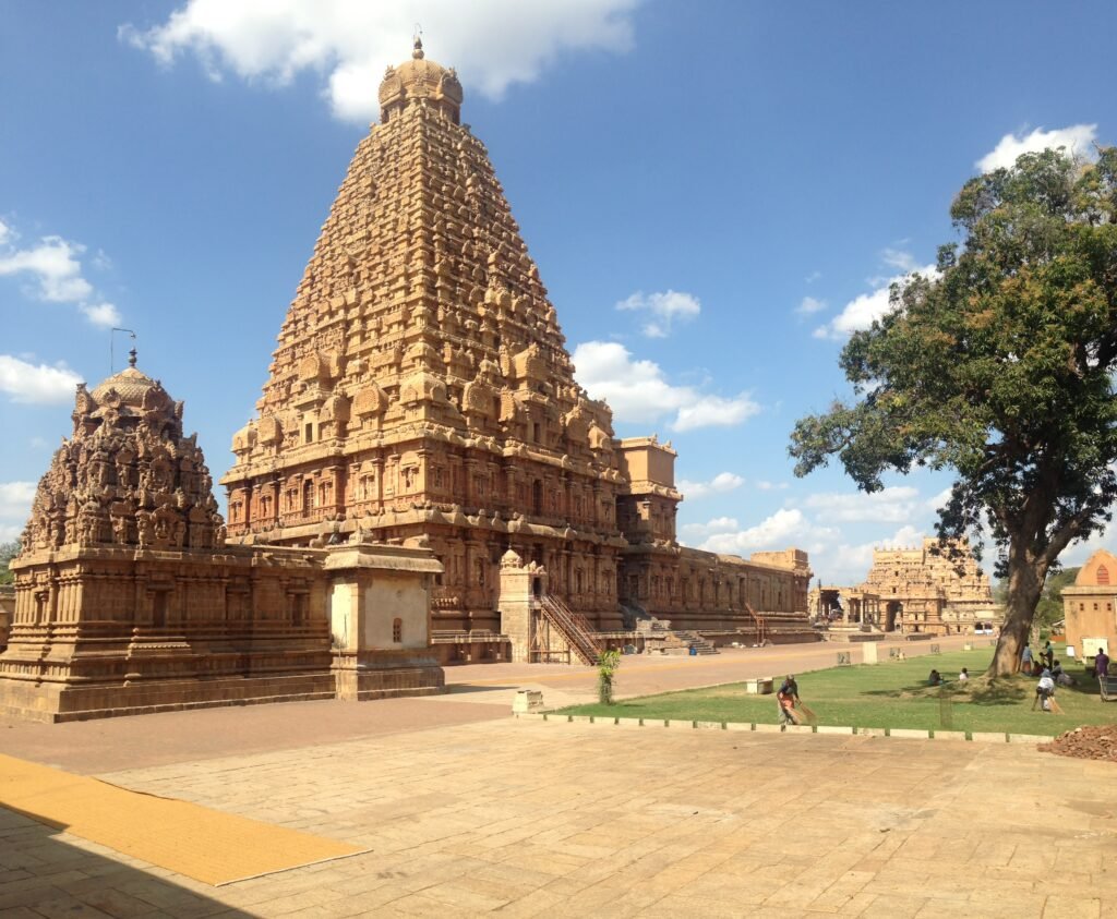 Tempio hindu del Tamil Nadu durante il viaggio
